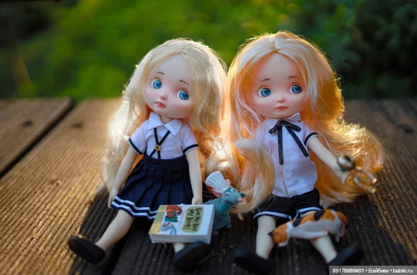 Куколка Pipitom, Summer Schоol, золотой блондин