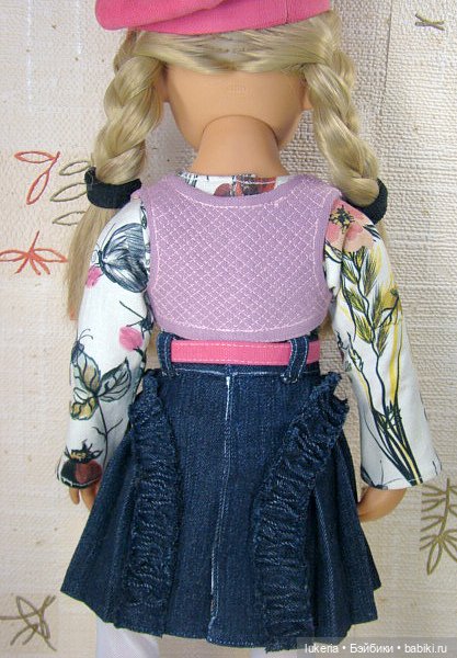 Одежда для Готц (GOTZ), комплект "Розовая кепочка" (фото 5)