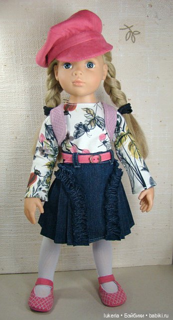 Одежда для Готц (GOTZ), комплект "Розовая кепочка"