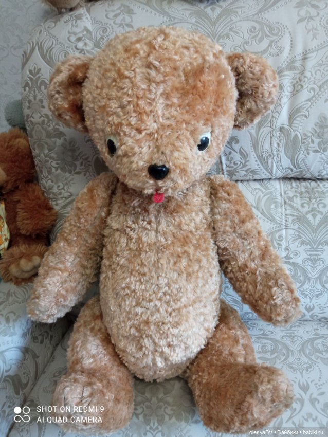 Плюшевый медведь СССР — Винтажные куклы и игрушки детства