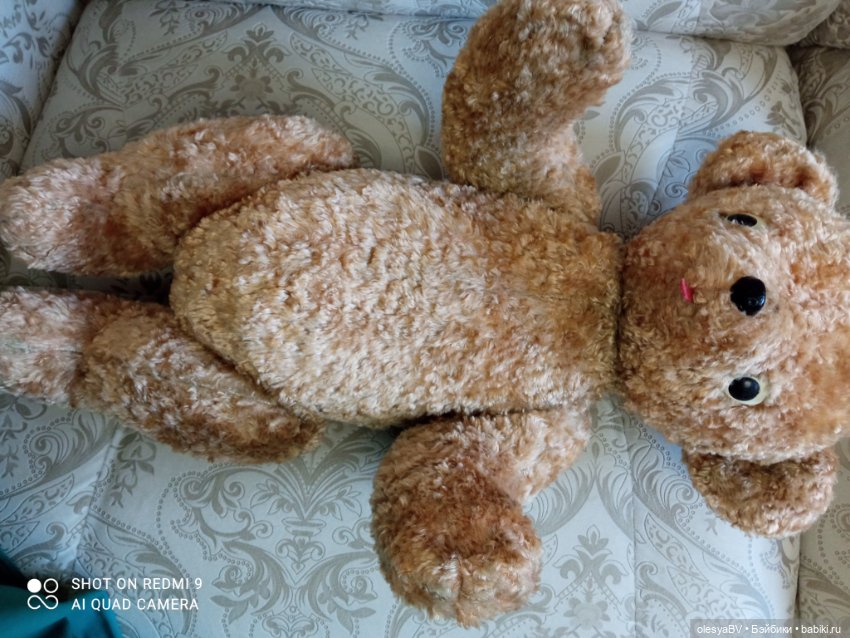 Плюшевый медведь СССР — Винтажные куклы и игрушки детства (фото 2)