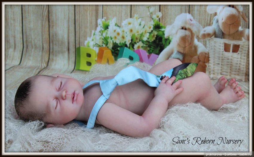 Кукла реборн. Анатомический мальчик - Прототип (фото 10)