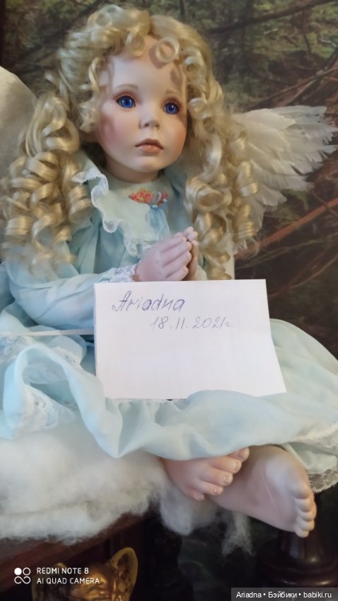 Ангел на облаке от Донны Руберт (фото 4)