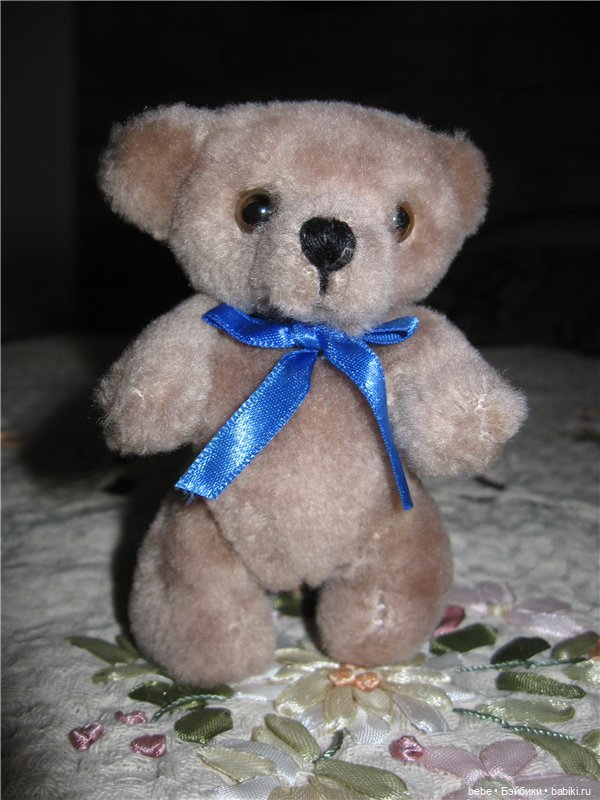 Винтажный мини мишка тедди (фото 5)