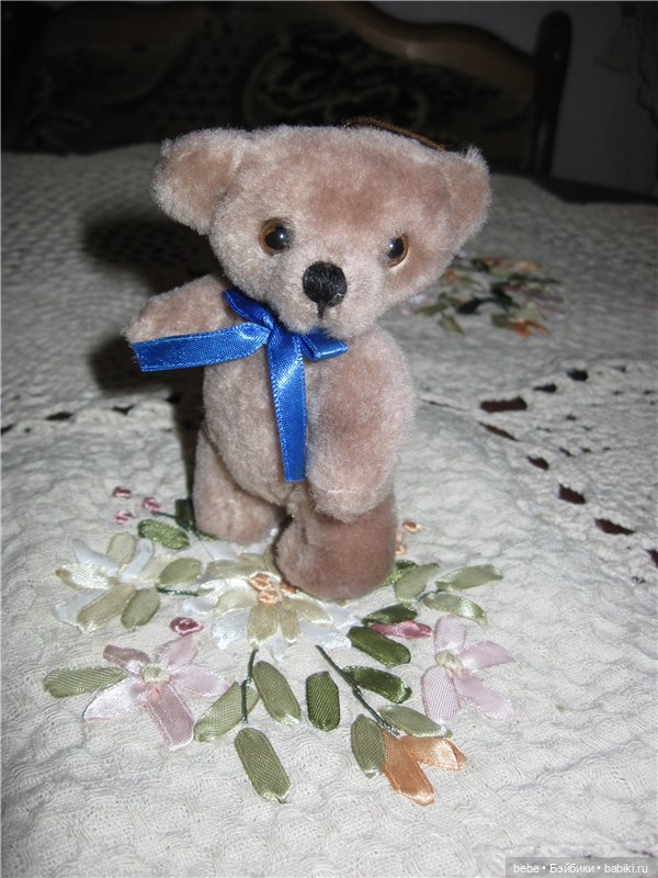 Винтажный мини мишка тедди (фото 6)