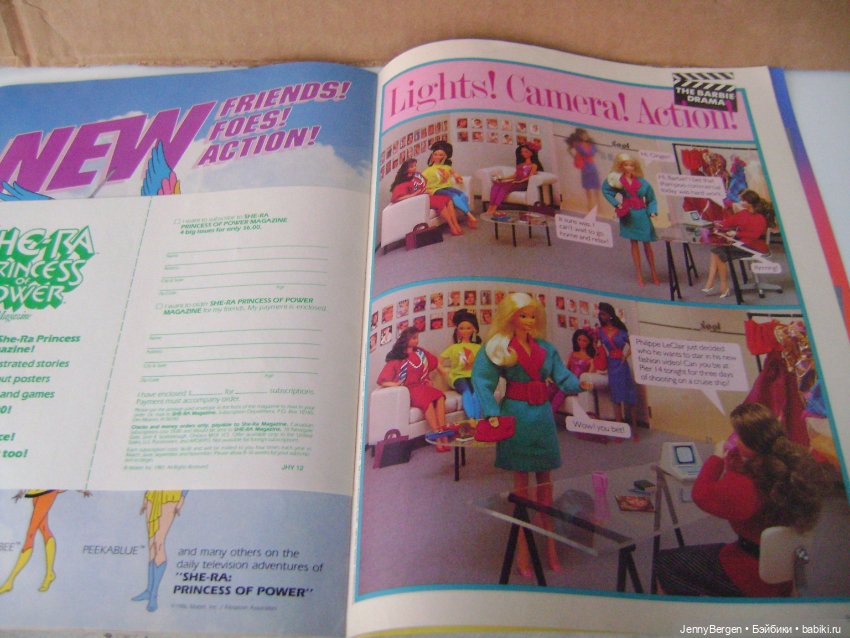 Журнал The Magazine for Girls Barbie (зима 87 год) (фото 7)