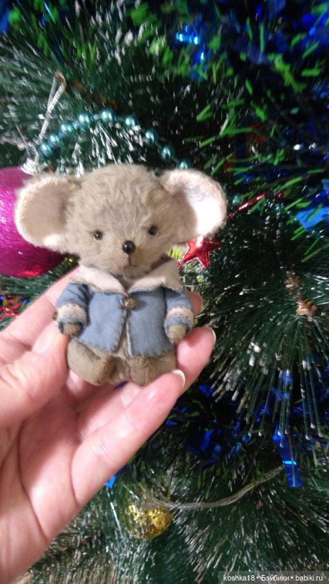 Мышонок Тедди Гаспар — Авторские игрушки