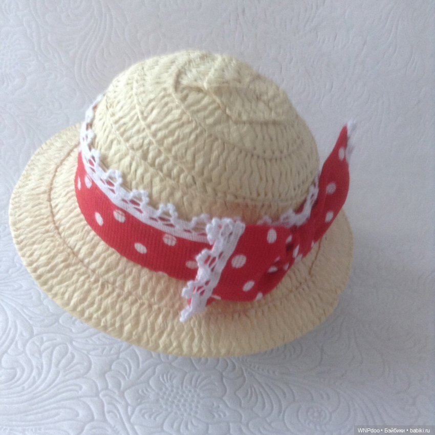 Шляпа с лентой в горошек — Шляпы (фото 3)