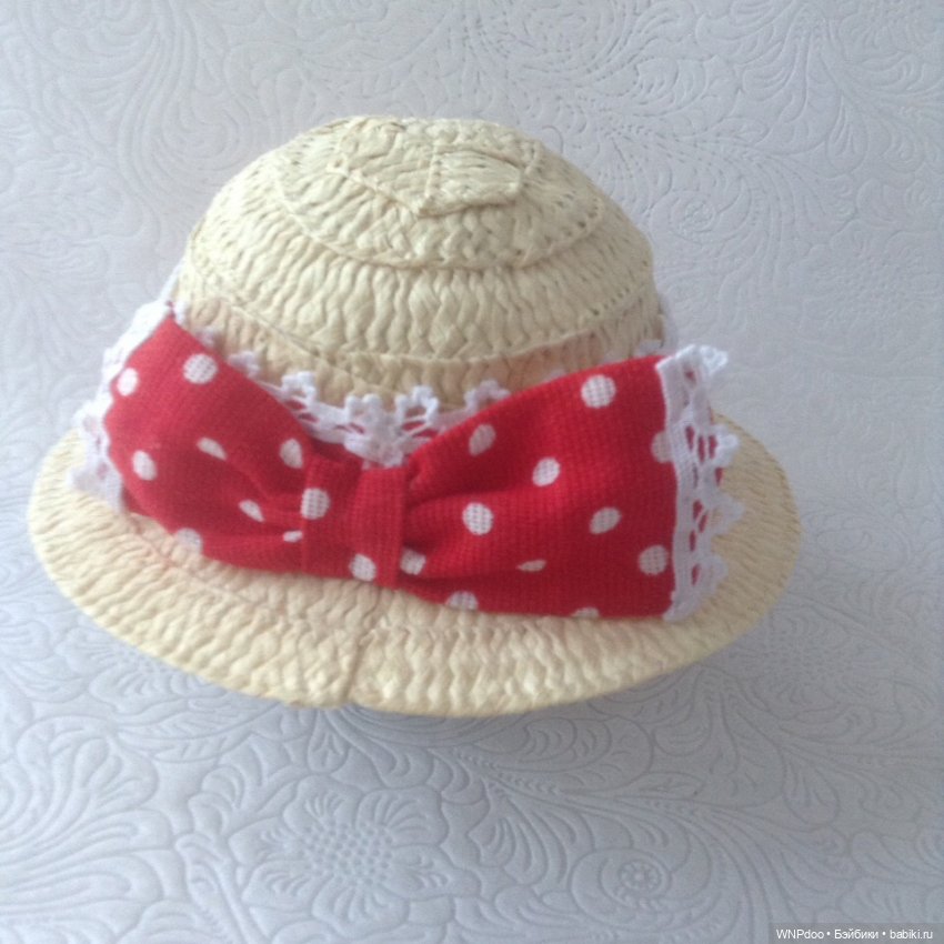Шляпа с лентой в горошек — Шляпы (фото 2)
