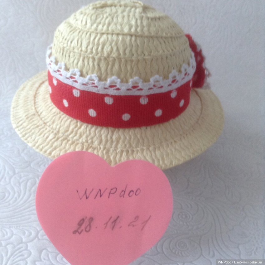 Шляпа с лентой в горошек — Шляпы (фото 5)