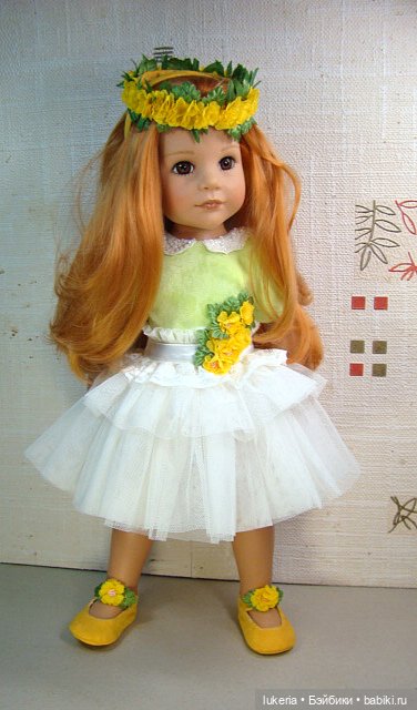 Комплект одежды "Лютики-цветочки" для Готц (GOTZ) (фото 2)