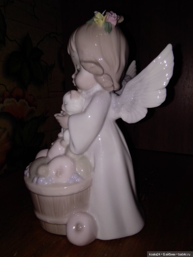 Статуэтка Девочка с котёнком Ангелок (фото 5)