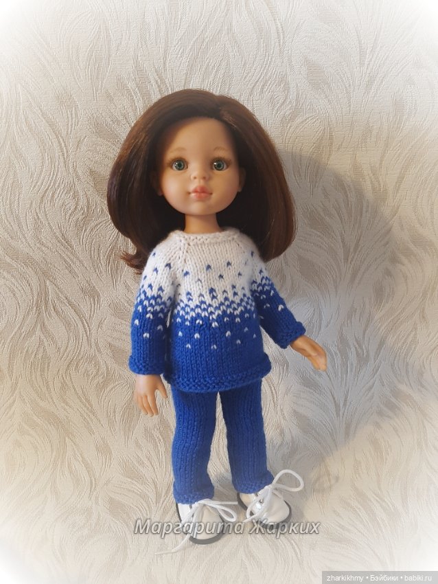 Разноцветные вязаные комплекты для Паолочек (фото 7)