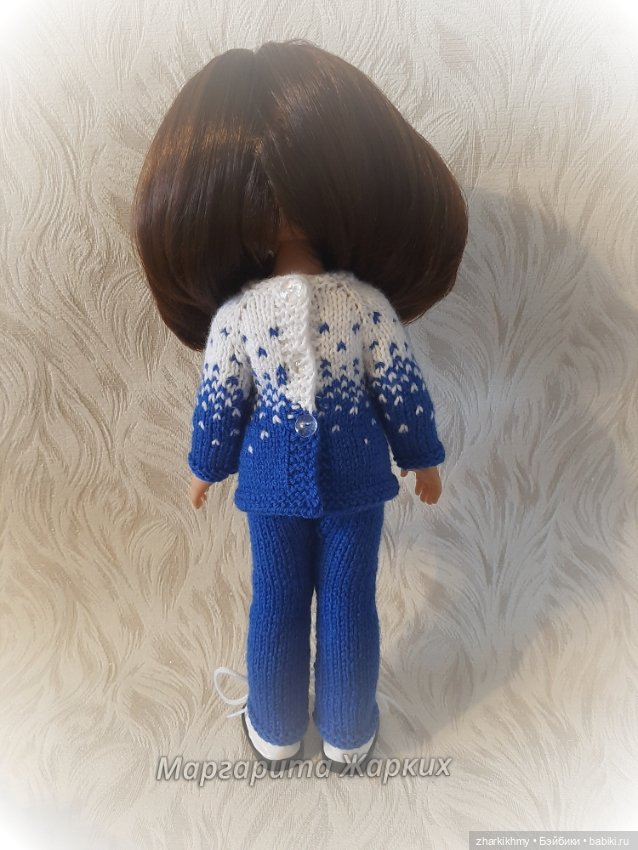Разноцветные вязаные комплекты для Паолочек (фото 8)