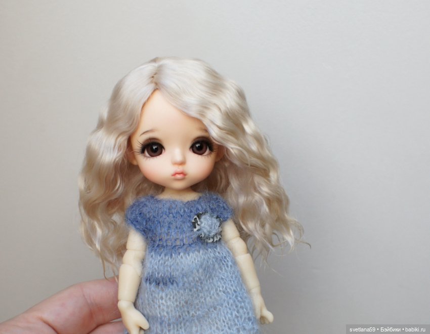 Натуральные парички для кукол (фото 4)