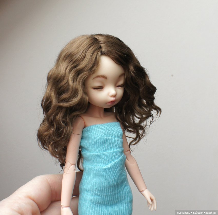 Натуральные парички для кукол (фото 6)