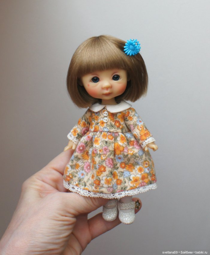 Натуральные парички для кукол