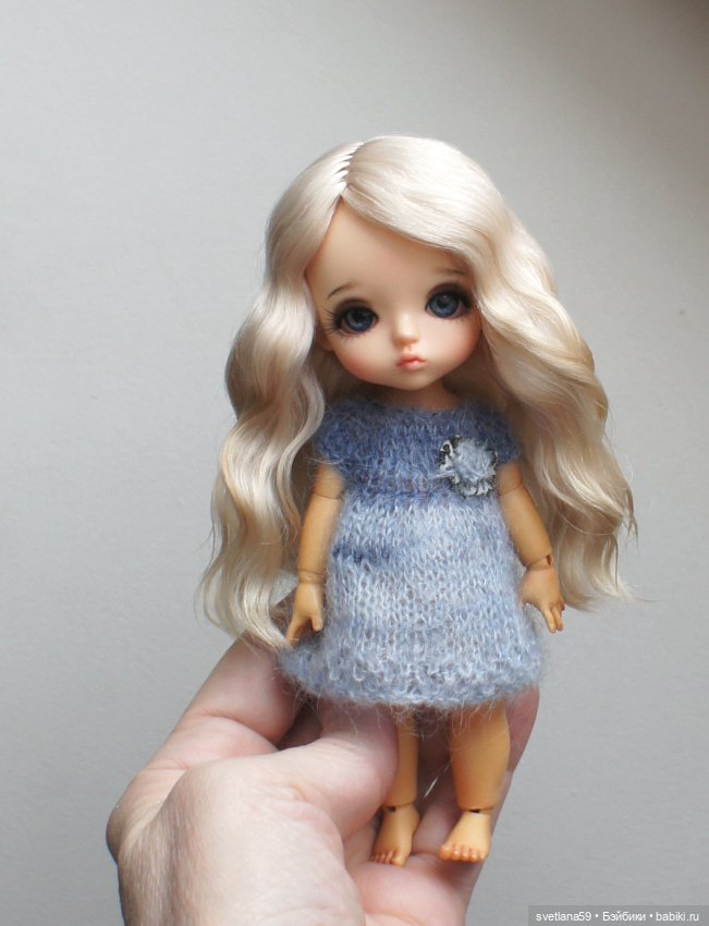 Натуральные парички для кукол (фото 9)
