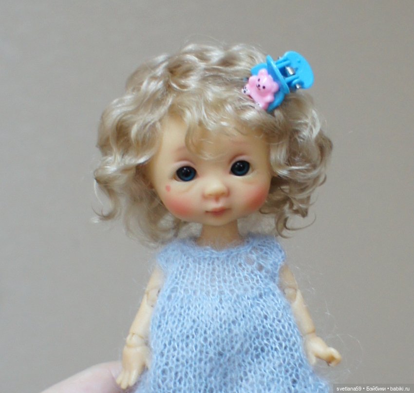 Натуральные парички для кукол (фото 10)