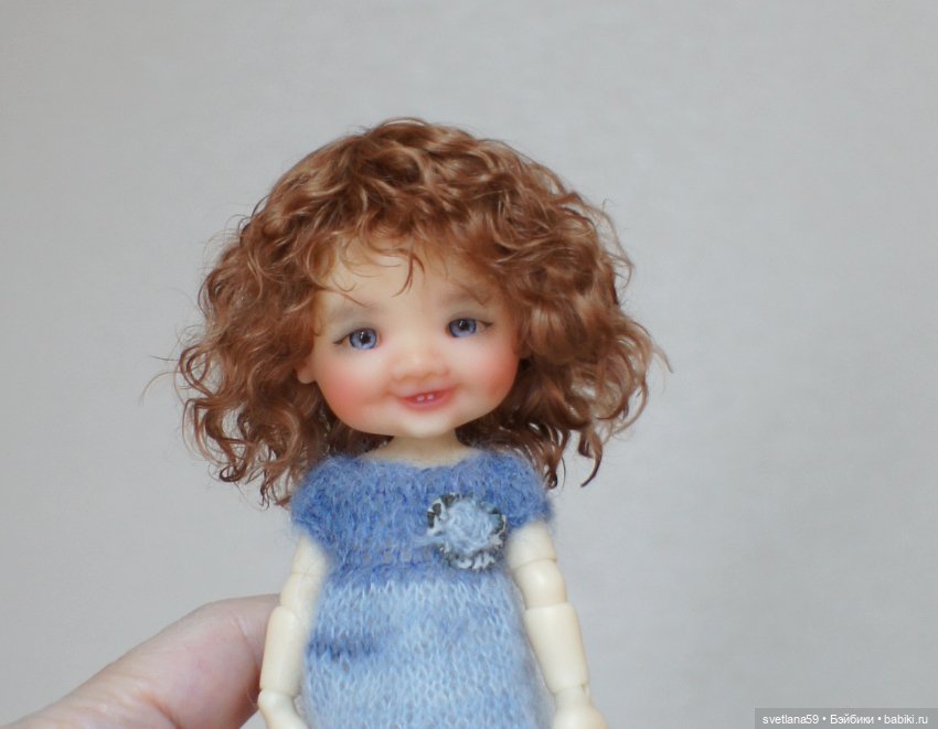Натуральные парички для кукол (фото 3)