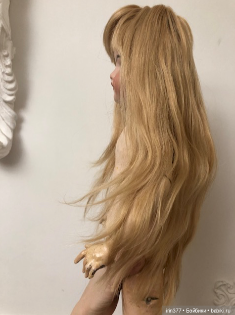 Парик натуральные, очень длинные волосы (фото 2)