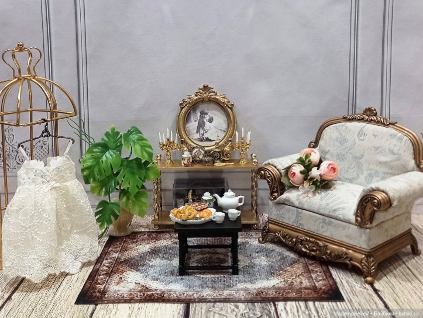 Подсвечники пятирожковые — Миниатюра для кукол (фото 4)