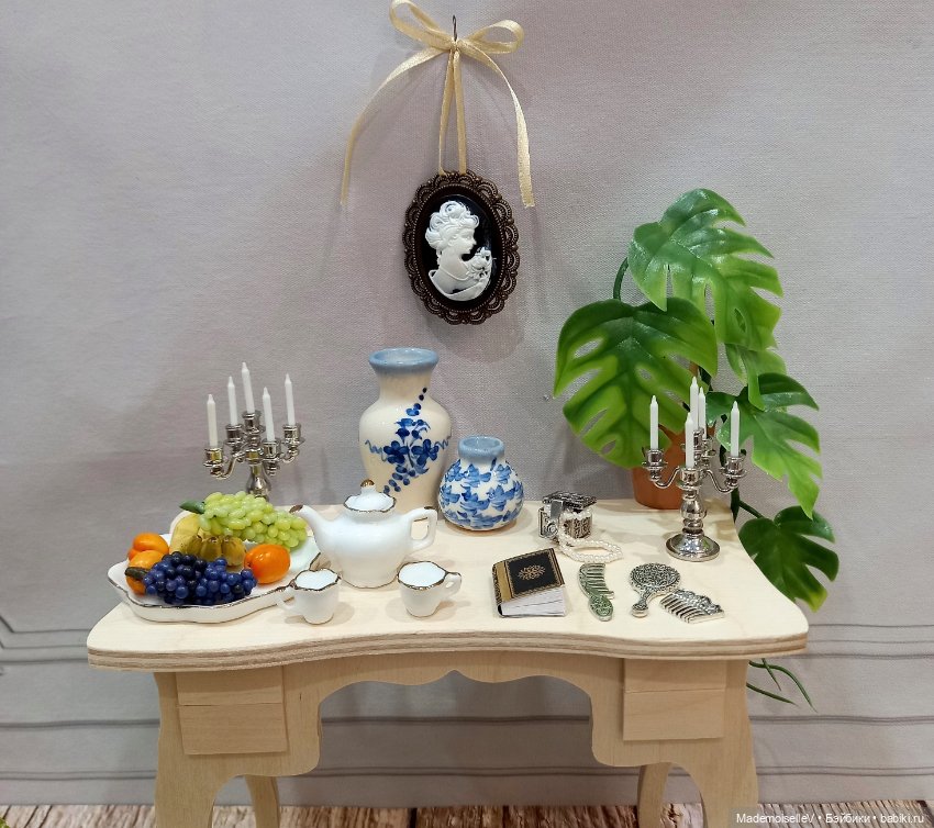 Подсвечники пятирожковые — Миниатюра для кукол