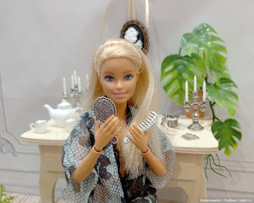 Мини зеркала ручные, металл (фото 5)