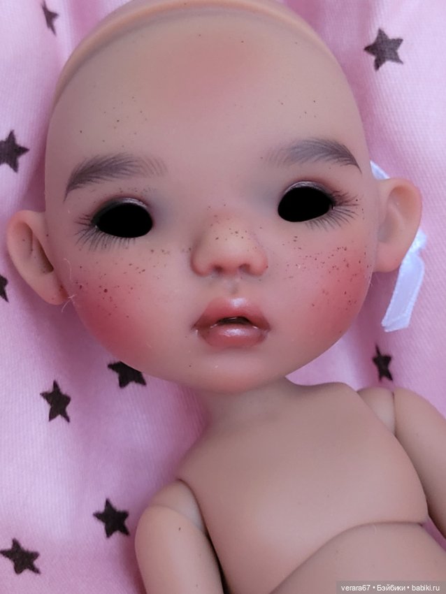 Шоколодка Sissi Twinkle от Meadow dolls в цвете шоколад.С веснушками и мейком от Мирославы.Новая (фото 6)