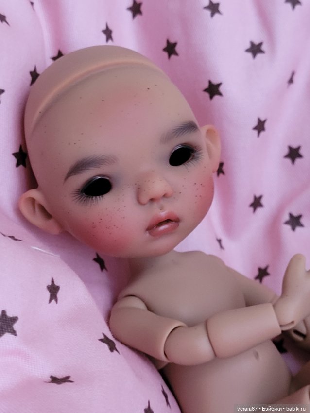 Шоколодка Sissi Twinkle от Meadow dolls в цвете шоколад.С веснушками и мейком от Мирославы.Новая (фото 9)