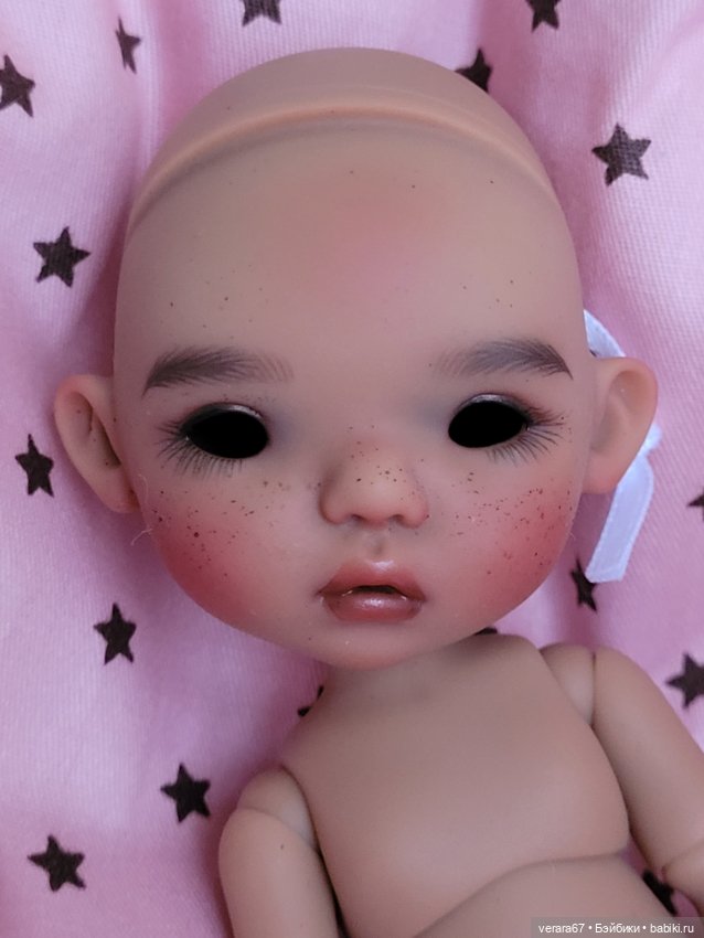 Шоколодка Sissi Twinkle от Meadow dolls в цвете шоколад.С веснушками и мейком от Мирославы.Новая (фото 7)