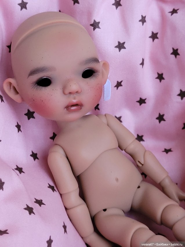 Шоколодка Sissi Twinkle от Meadow dolls в цвете шоколад.С веснушками и мейком от Мирославы.Новая (фото 8)
