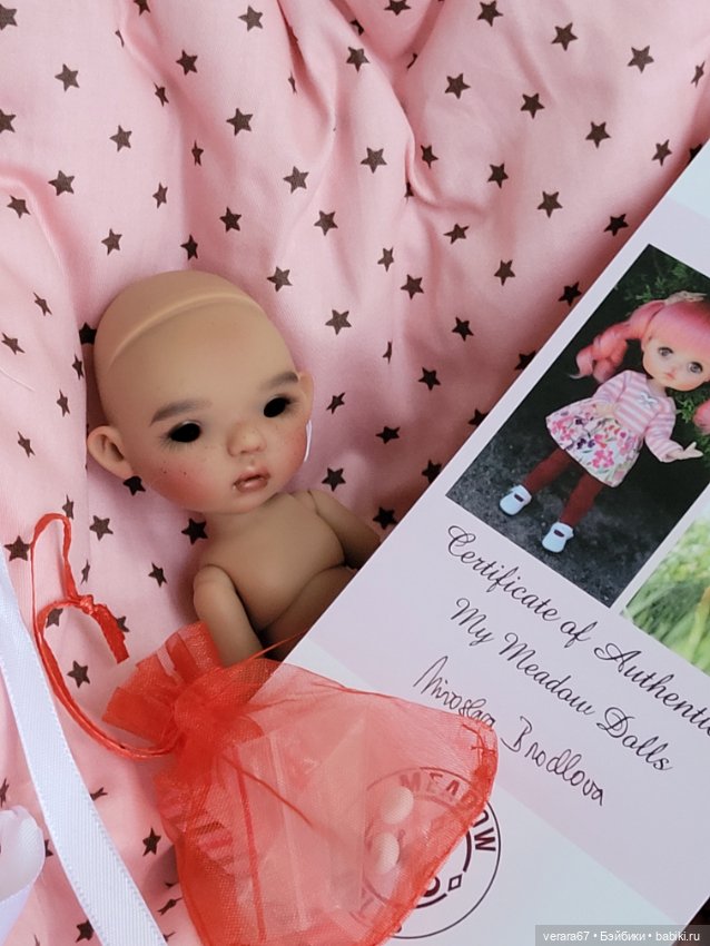 Шоколодка Sissi Twinkle от Meadow dolls в цвете шоколад.С веснушками и мейком от Мирославы.Новая (фото 5)