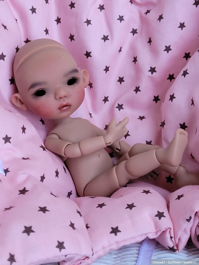 Шоколодка Sissi Twinkle от Meadow dolls в цвете шоколад.С веснушками и мейком от Мирославы.Новая (фото 10)