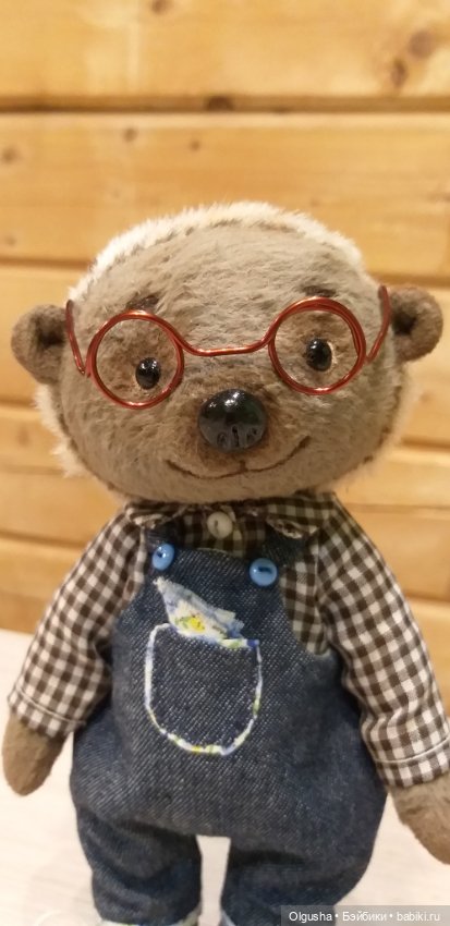 Ежонок тедди, рост 22 см — Авторские игрушки (фото 3)