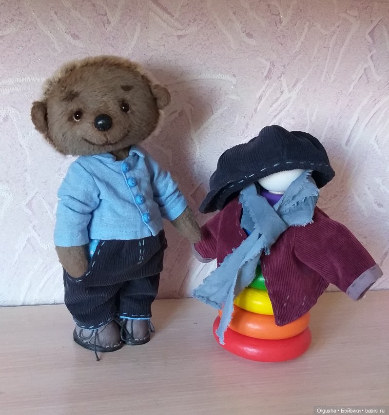 Ежонок тедди, рост 22 см — Авторские игрушки (фото 4)