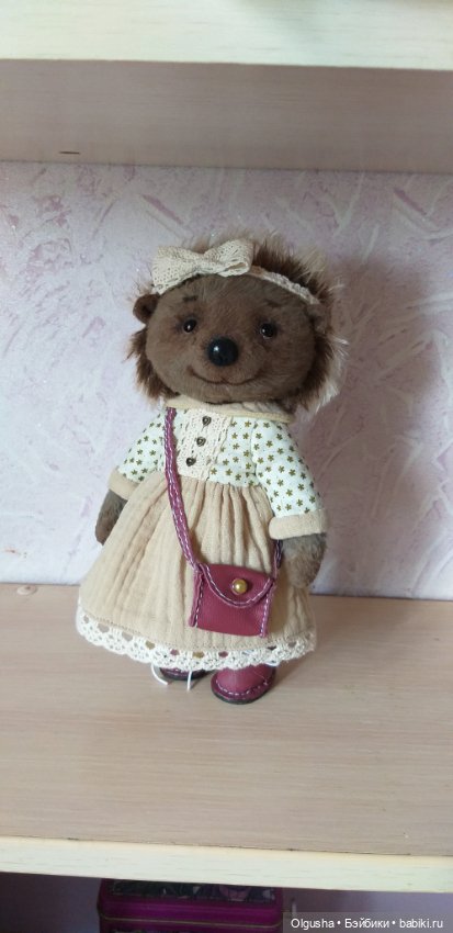 Ежонок тедди, рост 22 см — Авторские игрушки (фото 10)