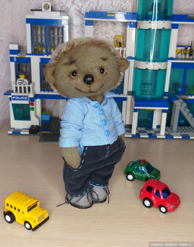 Ежонок тедди, рост 22 см — Авторские игрушки (фото 2)