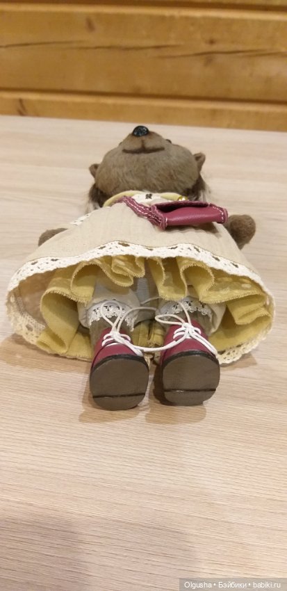 Ежонок тедди, рост 22 см — Авторские игрушки (фото 7)