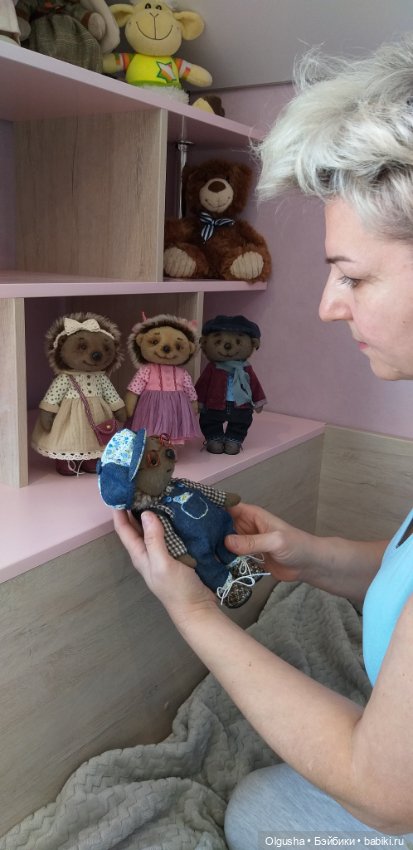 Ежонок тедди, рост 22 см — Авторские игрушки (фото 5)