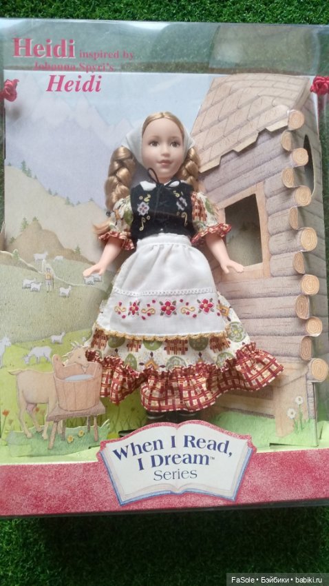 Блондинка Хейди из серии "Когда я читаю, я мечтаю"