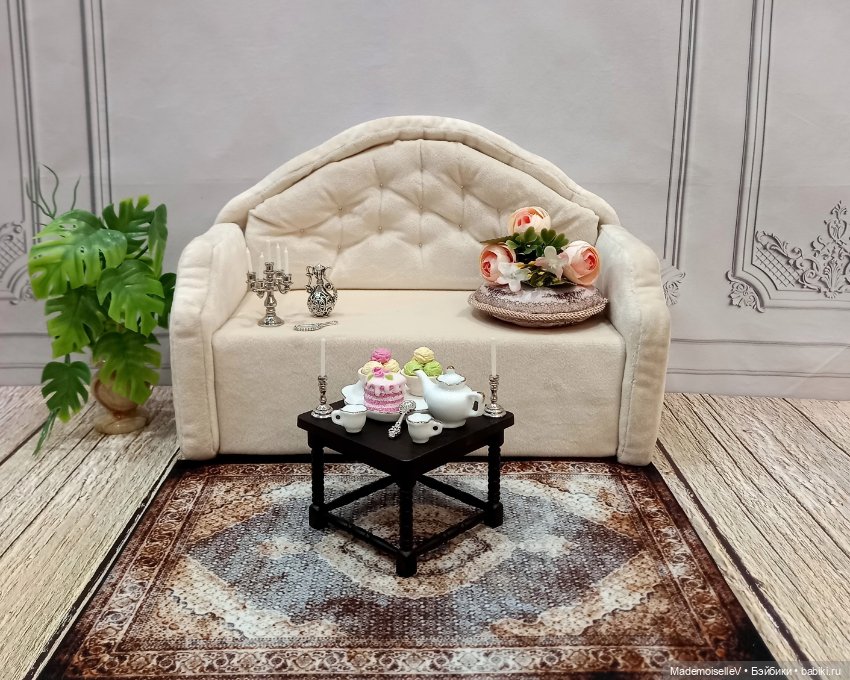 Подсвечники одинарные — Миниатюра для кукол