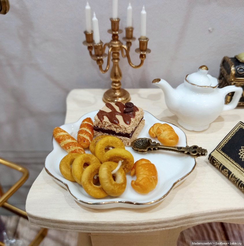 Столовые приборы, металл — Миниатюра для кукол (фото 7)