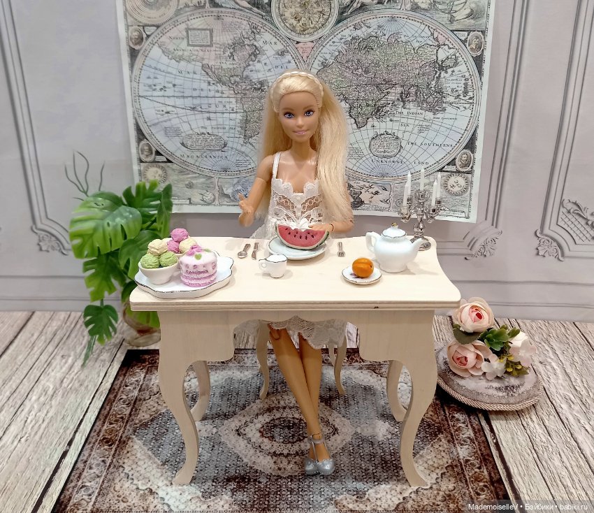 Столовые приборы, металл — Миниатюра для кукол