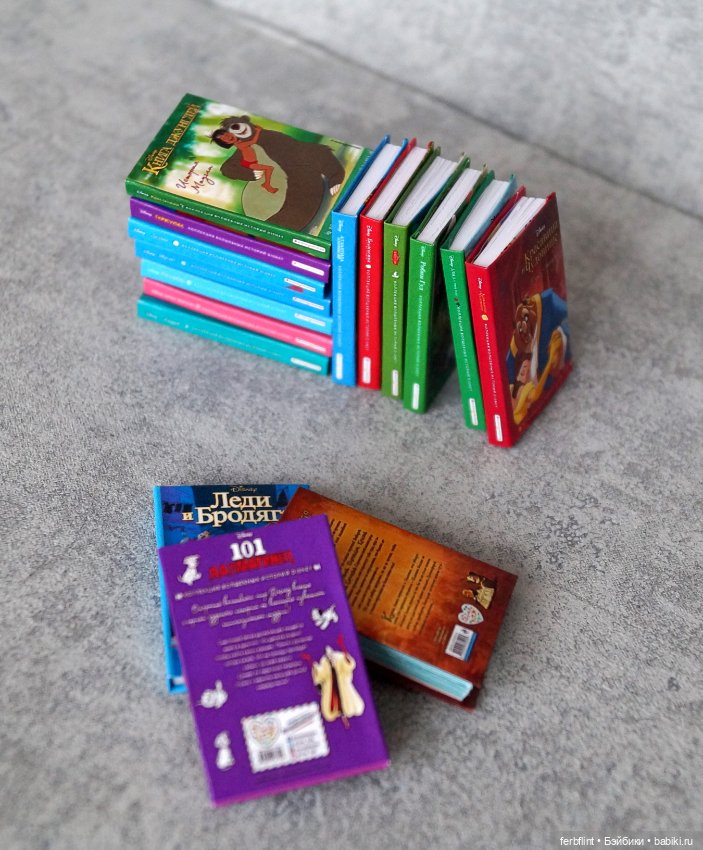 Книги классика Диснея в масштабе 1:6 (фото 4)