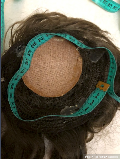 Парик искусственный для антик куклы (фото 2)