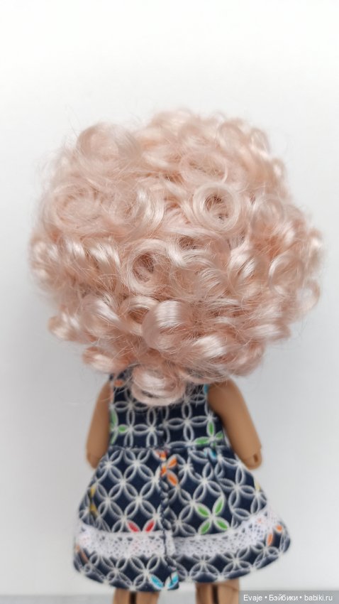 Парики 6-7" - Кудряшки-афро, розовый микс (фото 2)