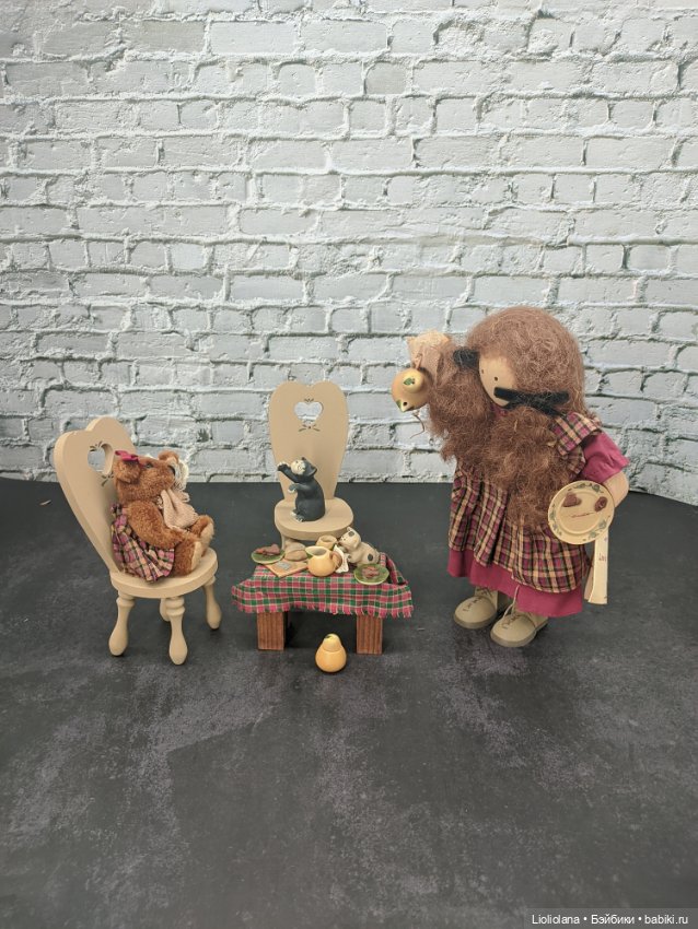 Набор деревянных игрушек от Lizzie High. Чаепитие