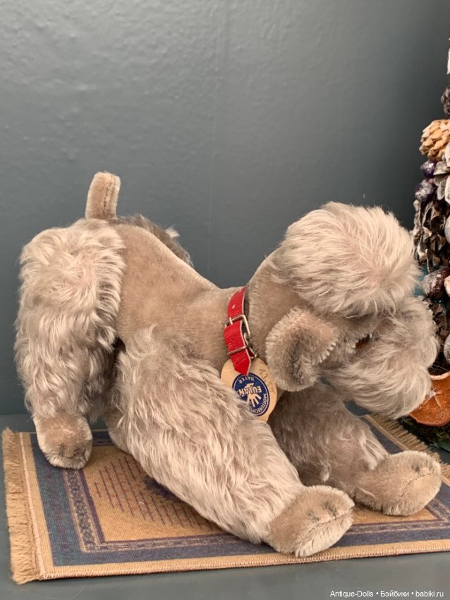 Винтажная игрушка, собака Steiff (Германия) (фото 2)