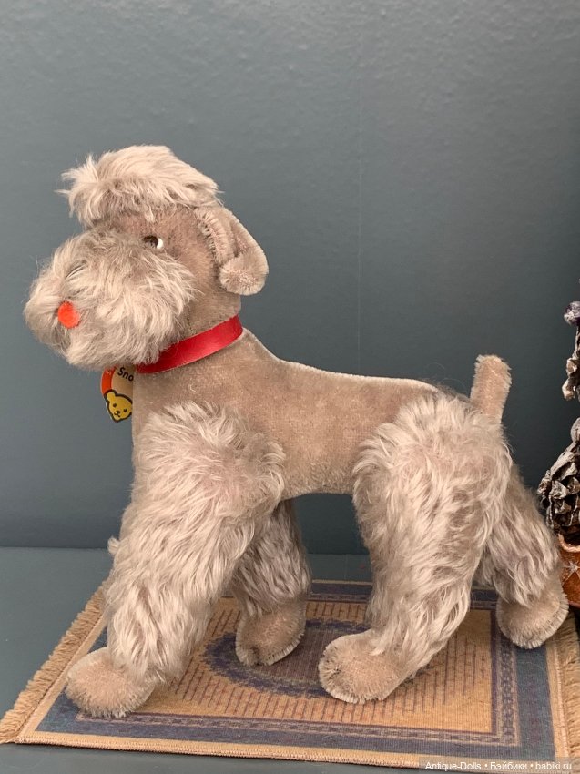 Винтажная игрушка, собака Steiff (Германия) (фото 5)